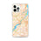 Custom Toledo Ohio Map iPhone 12 Pro Max Phone Case in Watercolor