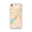 Custom Toledo Ohio Map iPhone SE Phone Case in Watercolor