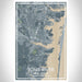 Toms River New Jersey Map Print Portrait Orientation in Afternoon Style With Shaded Background