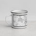 Left View Custom Toms River New Jersey Map Enamel Mug in Classic