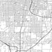 Topeka Kansas Map Print in Classic Style Zoomed In Close Up Showing Details