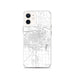 Custom Topeka Kansas Map iPhone 12 Phone Case in Classic