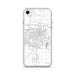 Custom Topeka Kansas Map iPhone SE Phone Case in Classic