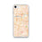 Custom Topeka Kansas Map iPhone SE Phone Case in Watercolor