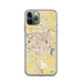 Custom Topeka Kansas Map Phone Case in Woodblock