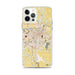 Custom Topeka Kansas Map iPhone 12 Pro Max Phone Case in Woodblock