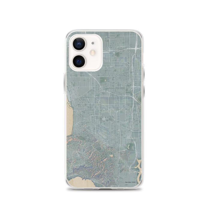 Custom iPhone 12 Torrance California Map Phone Case in Afternoon