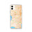 Custom iPhone 11 Torrance California Map Phone Case in Watercolor