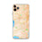 Custom iPhone 11 Pro Max Torrance California Map Phone Case in Watercolor