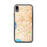 Custom iPhone XR Torrance California Map Phone Case in Watercolor