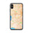 Custom iPhone X/XS Torrance California Map Phone Case in Watercolor