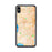 Custom iPhone XS Max Torrance California Map Phone Case in Watercolor