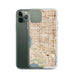 Custom Torrance California Map Phone Case in Woodblock