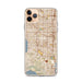 Custom iPhone 11 Pro Max Torrance California Map Phone Case in Woodblock
