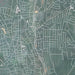 Torrington Connecticut Map Print in Afternoon Style Zoomed In Close Up Showing Details