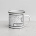 Right View Custom Torrington Connecticut Map Enamel Mug in Classic
