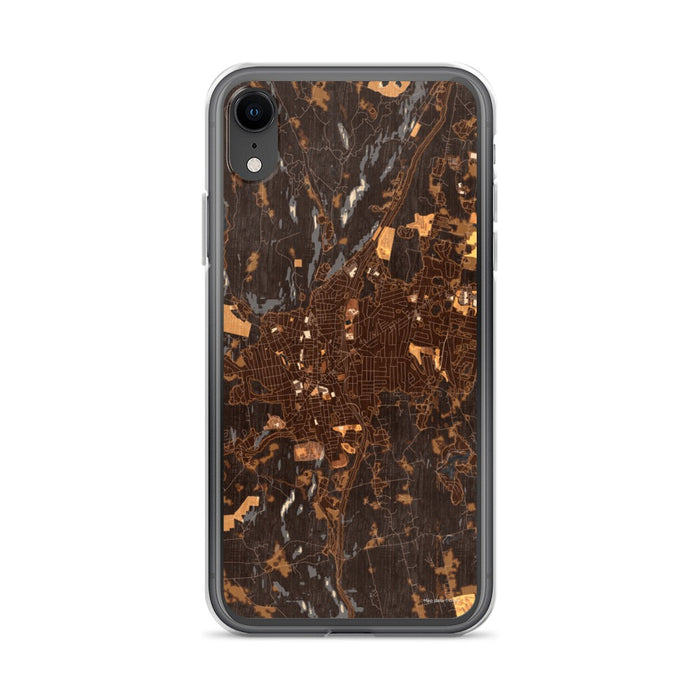 Custom Torrington Connecticut Map Phone Case in Ember