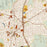 Torrington Connecticut Map Print in Woodblock Style Zoomed In Close Up Showing Details