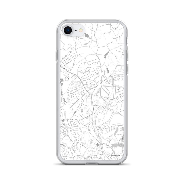 Custom Travelers Rest South Carolina Map Phone Case in Classic
