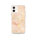 Custom Travelers Rest South Carolina Map iPhone 12 Phone Case in Watercolor