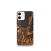 Custom iPhone 12 mini Traverse City Michigan Map Phone Case in Ember