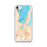 Custom iPhone SE Traverse City Michigan Map Phone Case in Watercolor
