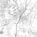 Trinidad Colorado Map Print in Classic Style Zoomed In Close Up Showing Details