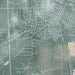 Troy Ohio Map Print in Afternoon Style Zoomed In Close Up Showing Details