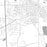 Troy Ohio Map Print in Classic Style Zoomed In Close Up Showing Details