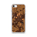 Custom Troy Ohio Map iPhone SE Phone Case in Ember