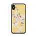 Custom Troy Ohio Map Phone Case in Woodblock