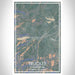 Truckee California Map Print Portrait Orientation in Afternoon Style With Shaded Background