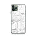 Custom iPhone 11 Pro Truckee California Map Phone Case in Classic