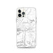 Custom iPhone 12 Pro Truckee California Map Phone Case in Classic