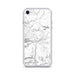 Custom iPhone SE Truckee California Map Phone Case in Classic