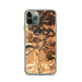 Custom iPhone 11 Pro Truckee California Map Phone Case in Ember