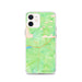 Custom iPhone 12 Truckee California Map Phone Case in Watercolor