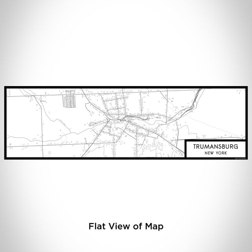 Flat View of Map Custom Trumansburg New York Map Enamel Mug in Classic