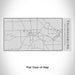 Rendered View of Trumansburg New York Map Engraving on 17oz Stainless Steel Insulated Cola Bottle