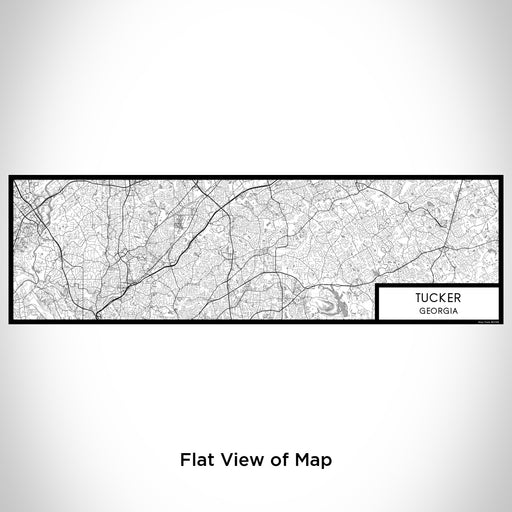 Flat View of Map Custom Tucker Georgia Map Enamel Mug in Classic