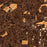 Tucker Georgia Map Print in Ember Style Zoomed In Close Up Showing Details