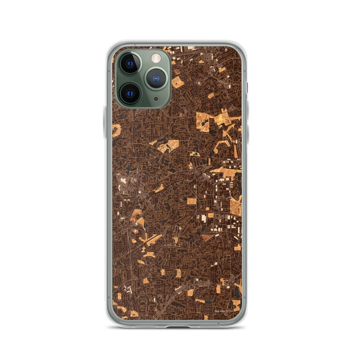 Custom Tucker Georgia Map Phone Case in Ember