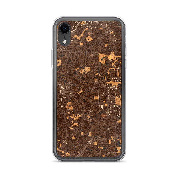 Custom Tucker Georgia Map Phone Case in Ember