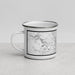 Left View Custom Tucson Arizona Map Enamel Mug in Classic
