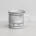 Right View Custom Tucson Arizona Map Enamel Mug in Classic