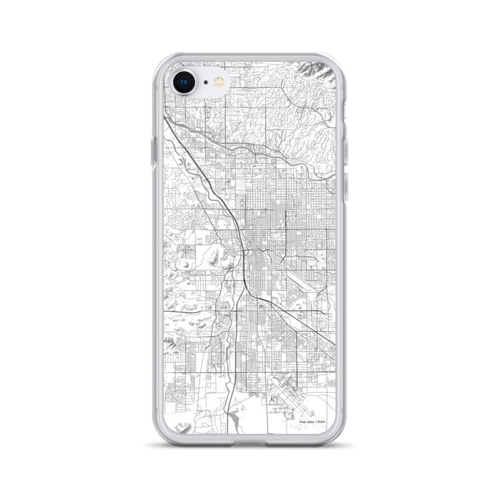 Custom Tucson Arizona Map iPhone SE Phone Case in Classic