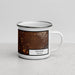 Right View Custom Tucson Arizona Map Enamel Mug in Ember