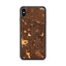 Custom Tucson Arizona Map Phone Case in Ember