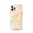 Custom Tucson Arizona Map iPhone 12 Pro Phone Case in Watercolor