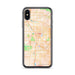 Custom Tucson Arizona Map Phone Case in Watercolor